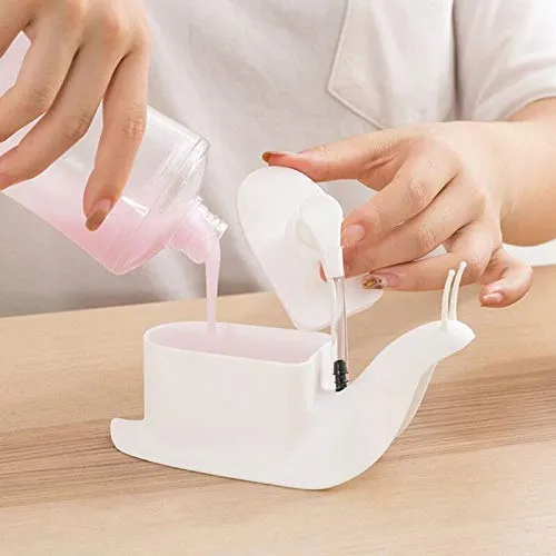 0226 Portable Snail Shape Liquid Soap Dispenser