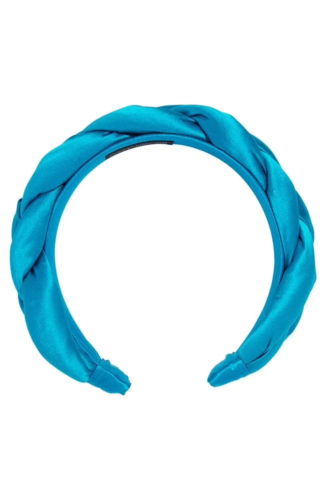 1 1/2" Braided Headband - Silk Charmeuse