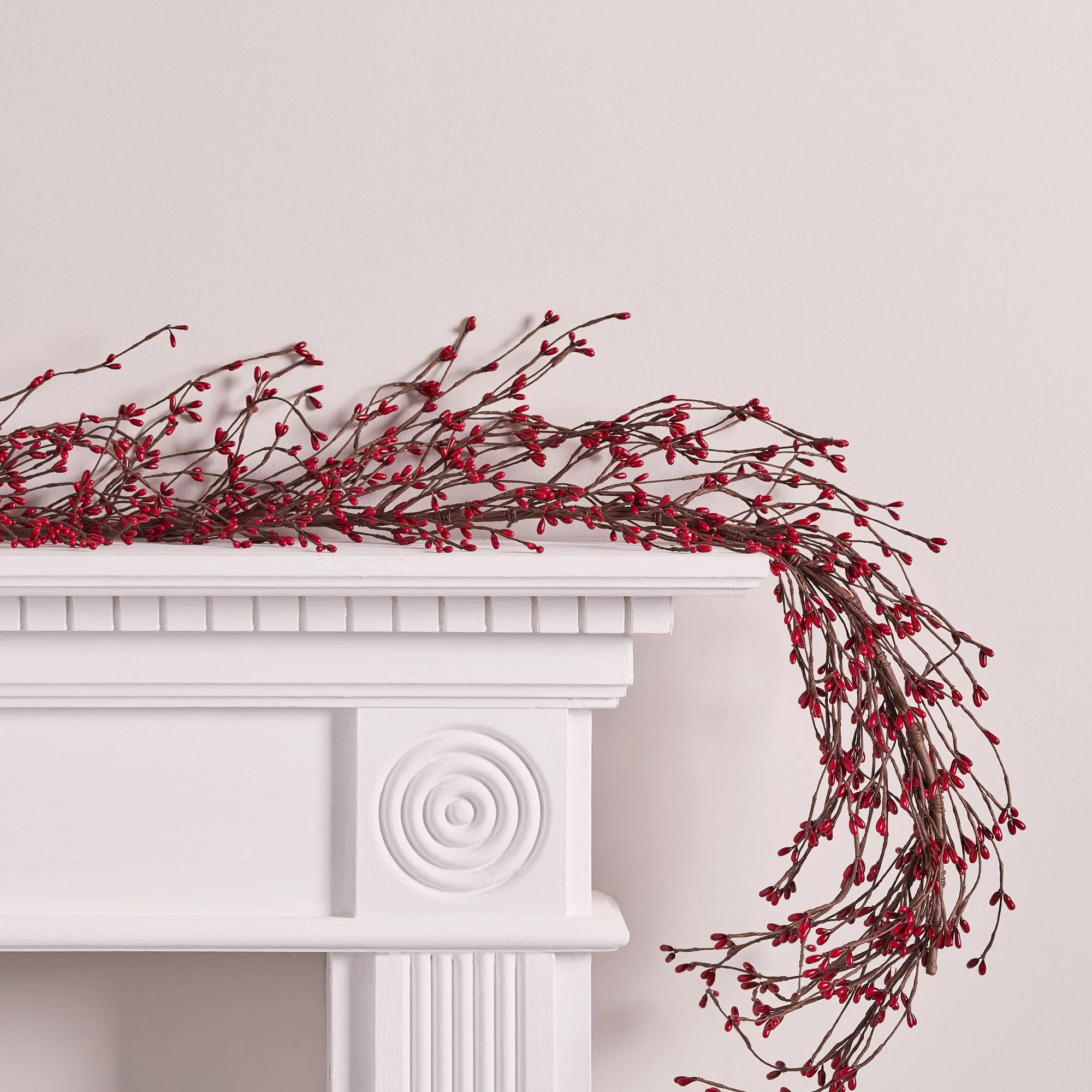 1.5m Red Rice Berry Christmas Garland