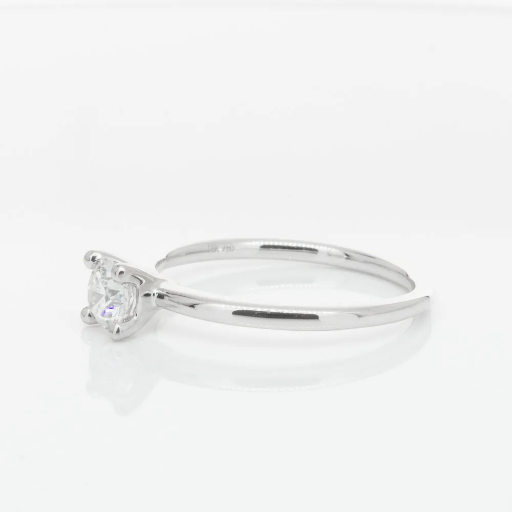 18ct White Gold .40ct Diamond Melba Ring