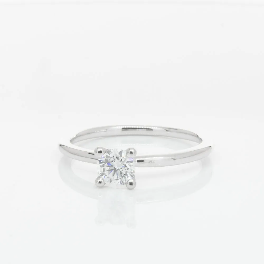 18ct White Gold .40ct Diamond Melba Ring