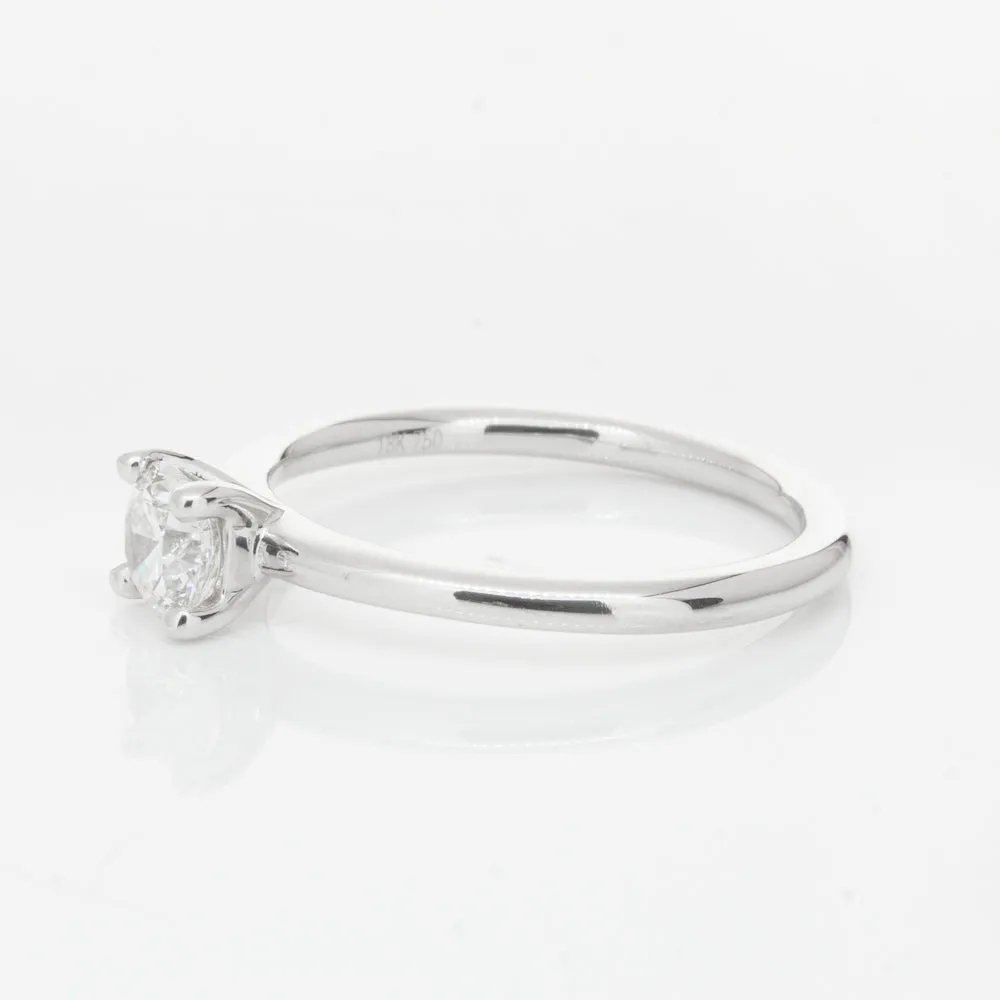 18ct White Gold .50ct Diamond Melba Ring