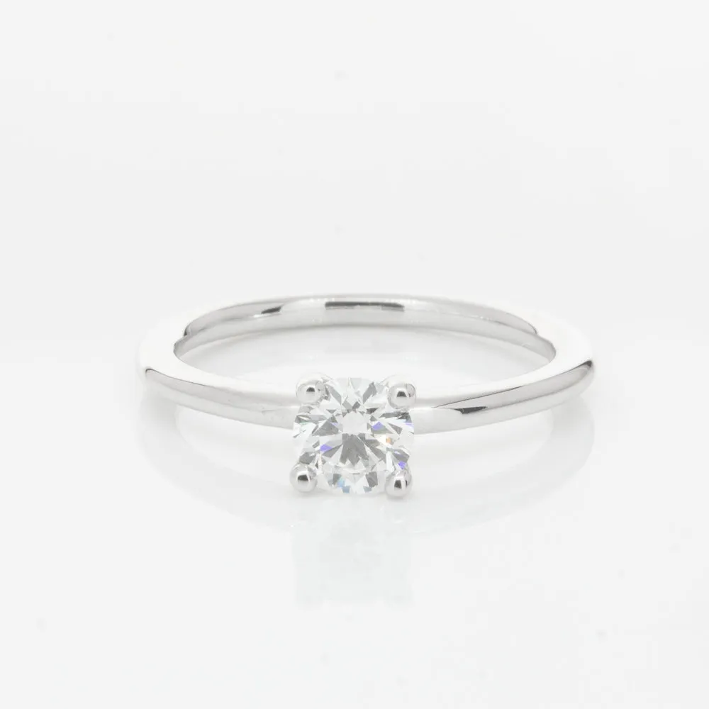 18ct White Gold .50ct Diamond Melba Ring