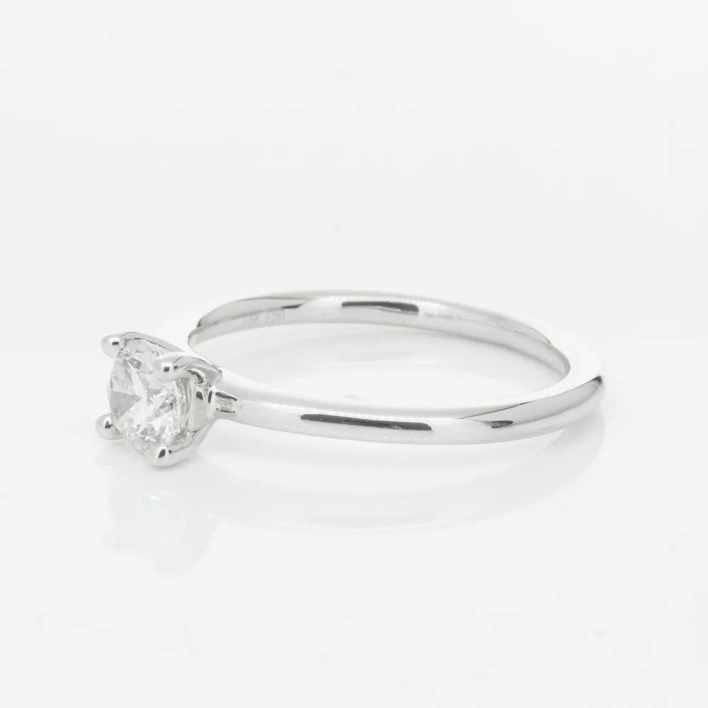 18ct White Gold .50ct Diamond Melba Ring