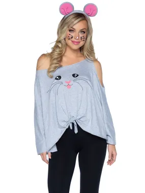 2PC Mouse Poncho Costume