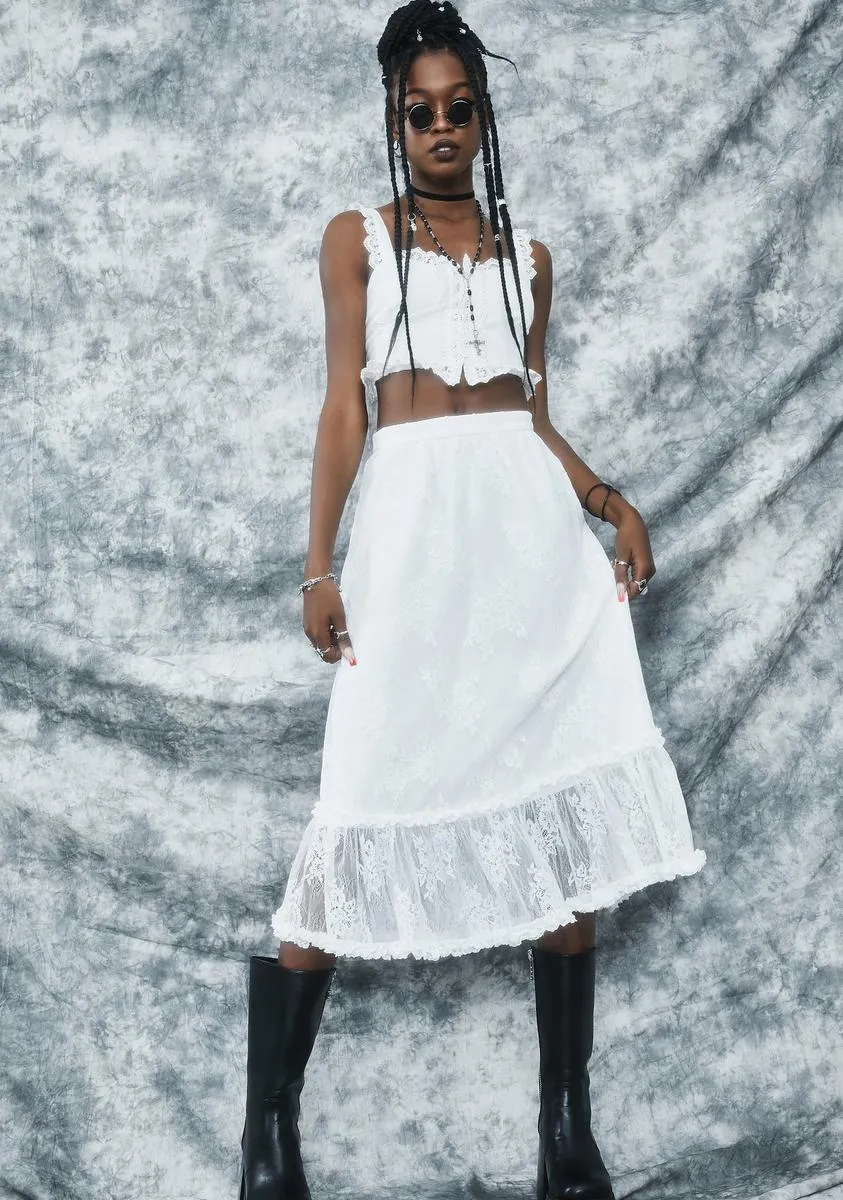 Age Of Innocence Midi Skirt