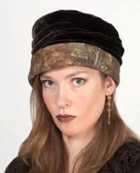 Ana Cloche Hat Style - Renaissance in Everglade Upholstery