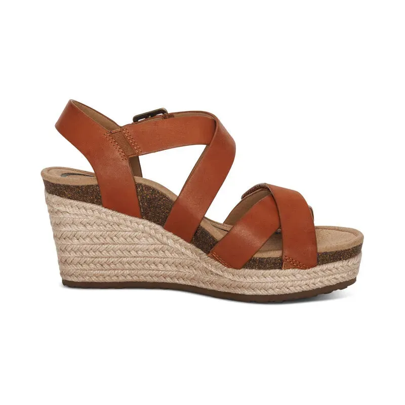 Anna Arch Support sandal - cognac