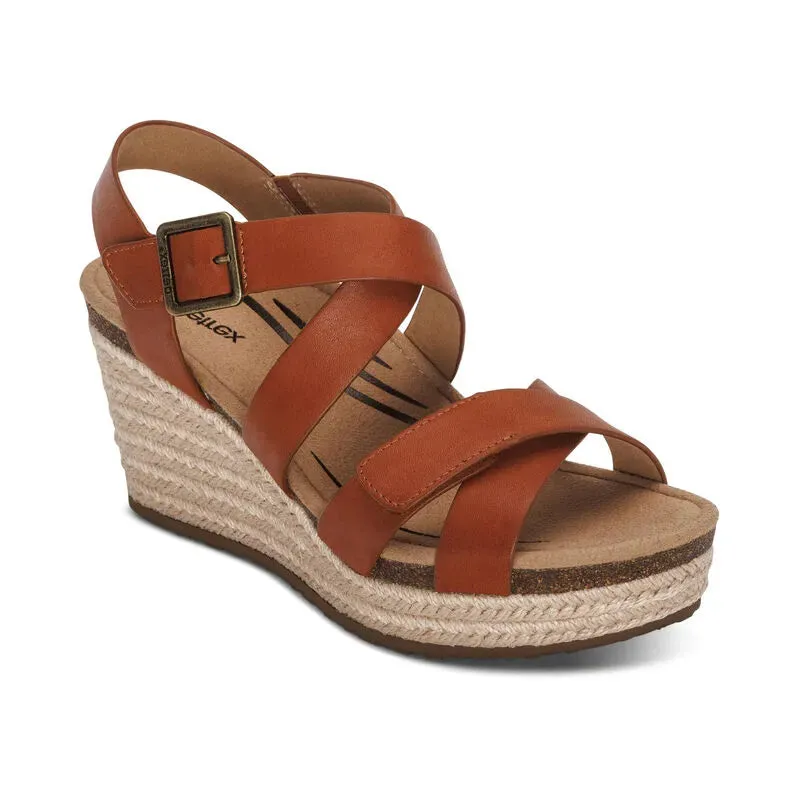 Anna Arch Support sandal - cognac