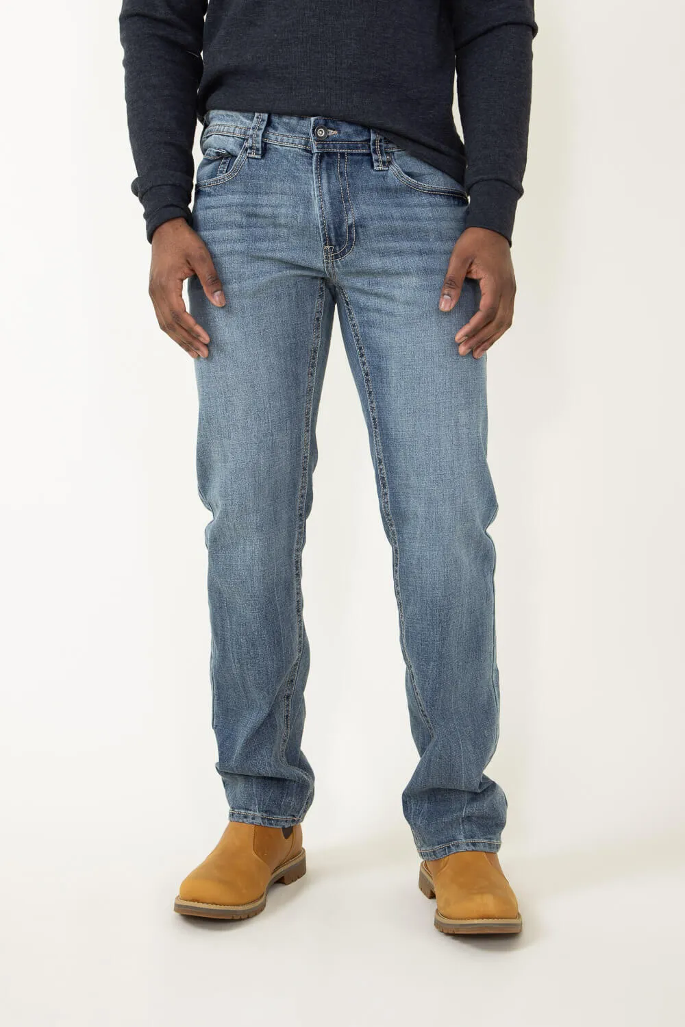 Axel Jeans Sam Classic Straight Jeans for Men | AXMB0032-SIERRA