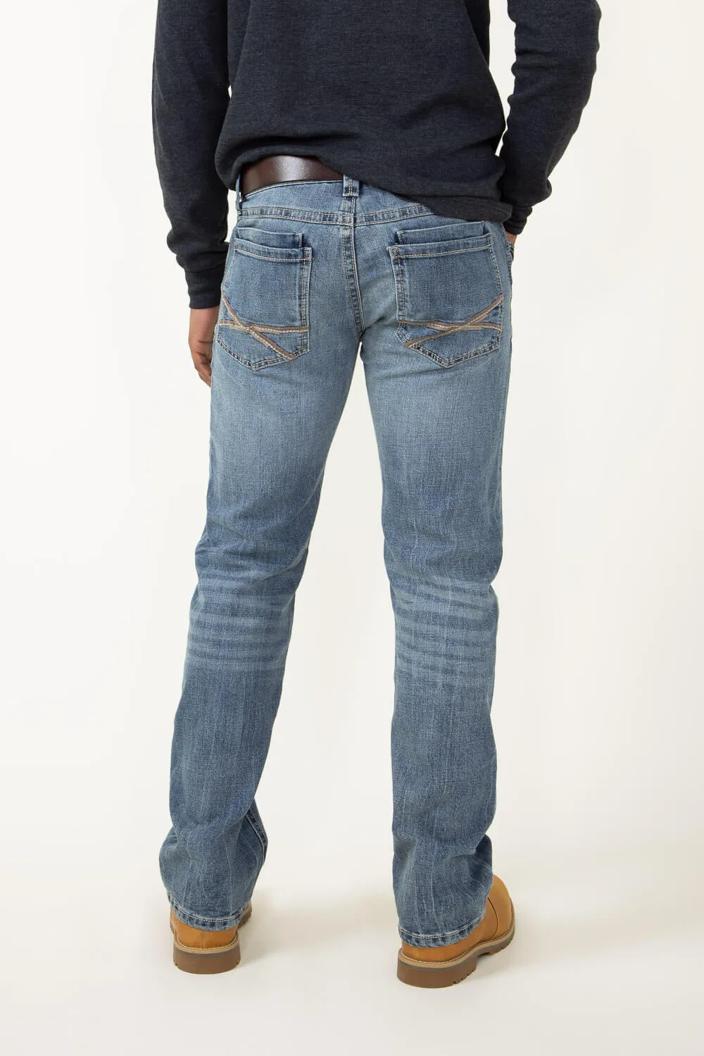 Axel Jeans Sam Classic Straight Jeans for Men | AXMB0032-SIERRA