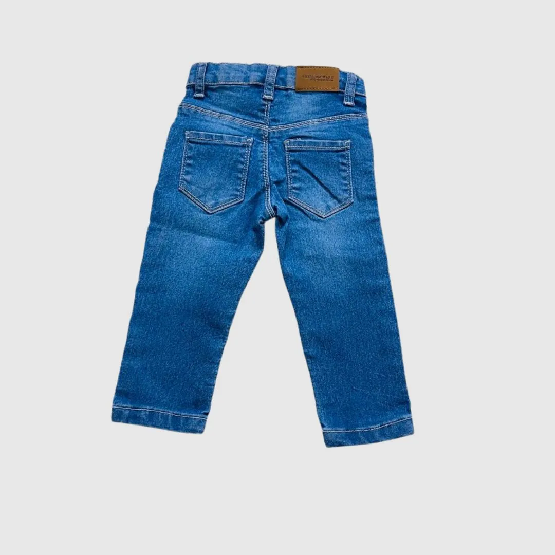 Baby Girls Denim Jeans Embroidered ( 1.5 - 2 Years )