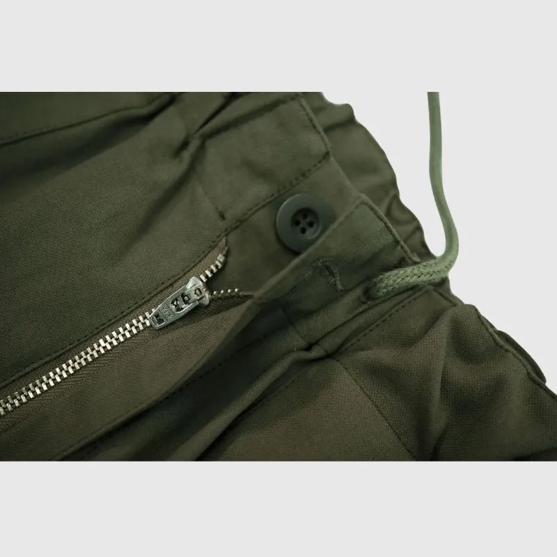 Basic Solid Cargo Pants