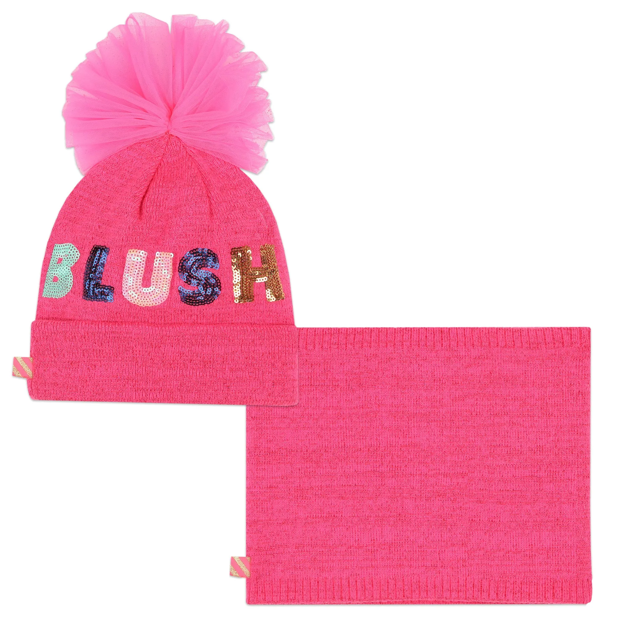 Billieblush Hat & Snood Set