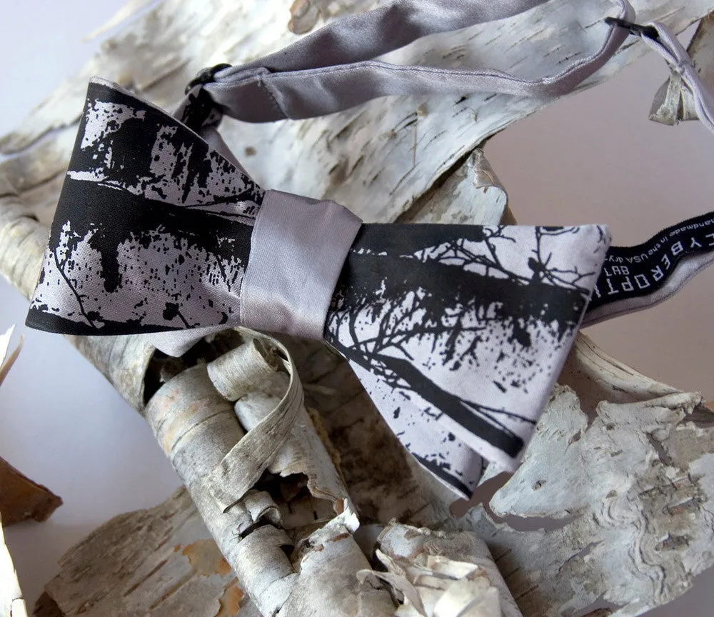 Birch Trees Bow Tie