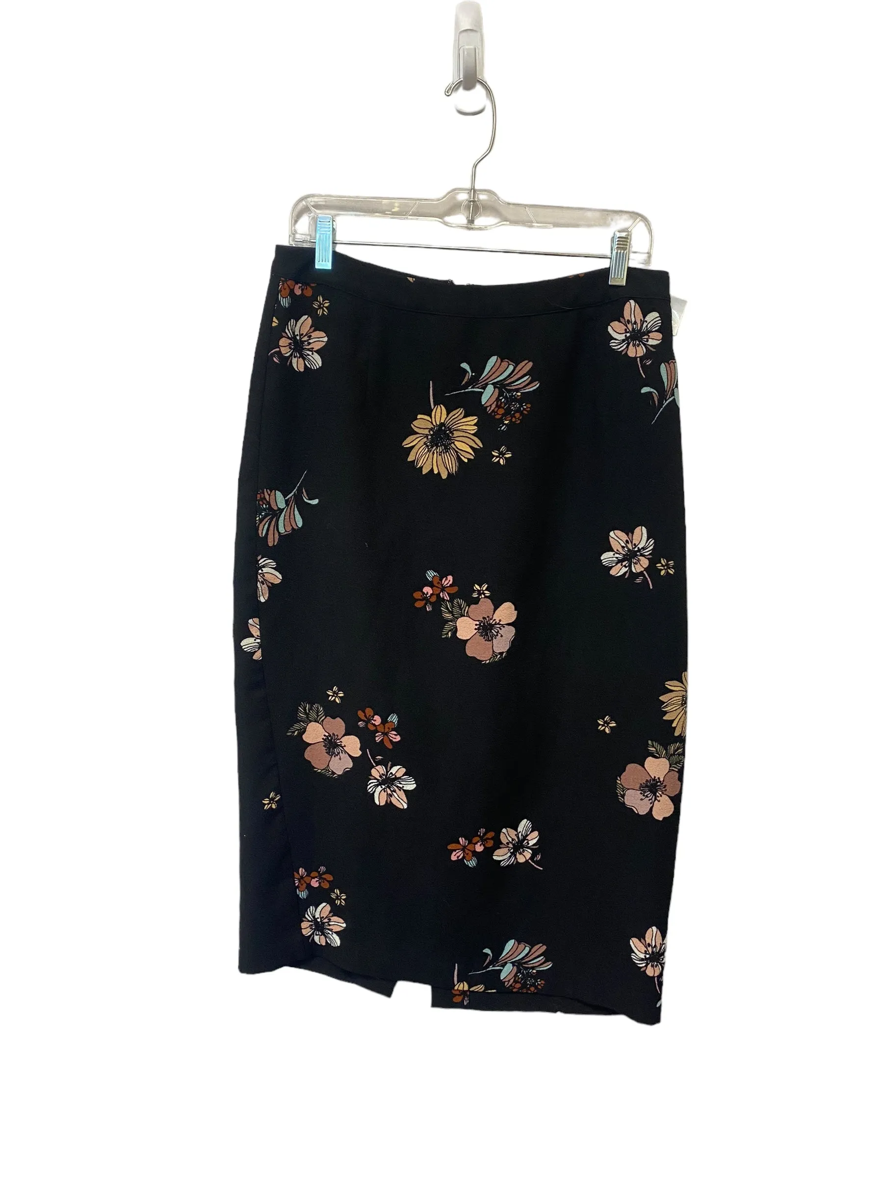 Black Skirt Midi Who What Wear, Size 10