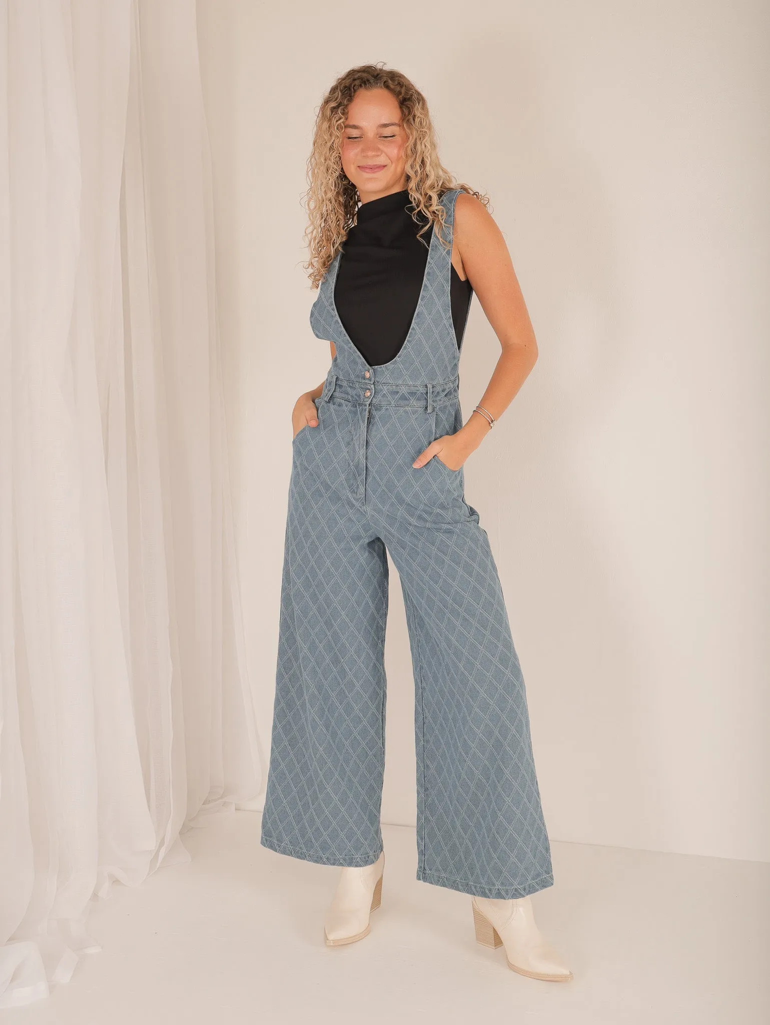 Blythe Denim Jumpsuit