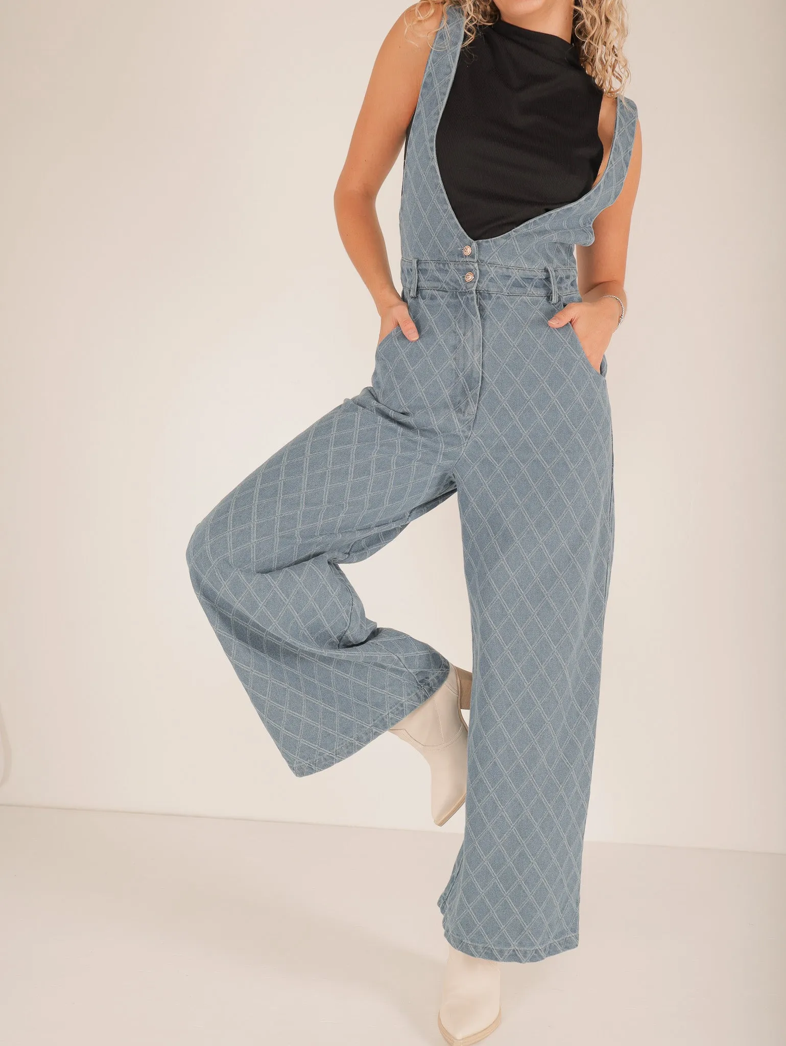 Blythe Denim Jumpsuit