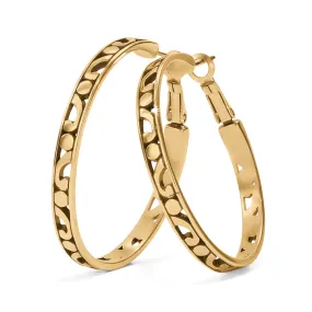 Brighton Women's Comtempo Large Hoop Earrings