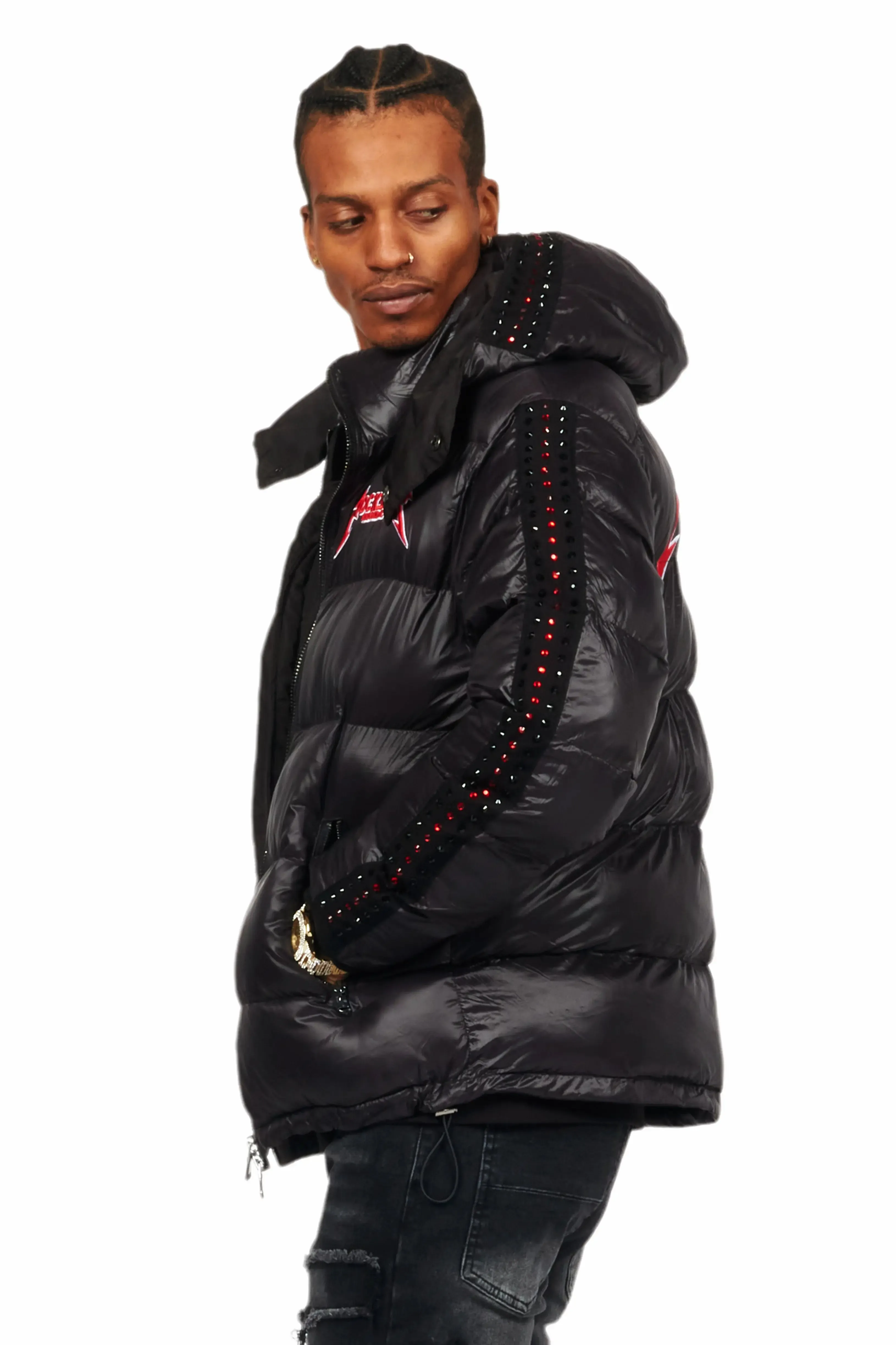 Brink Black Heavy Puffer Jacket