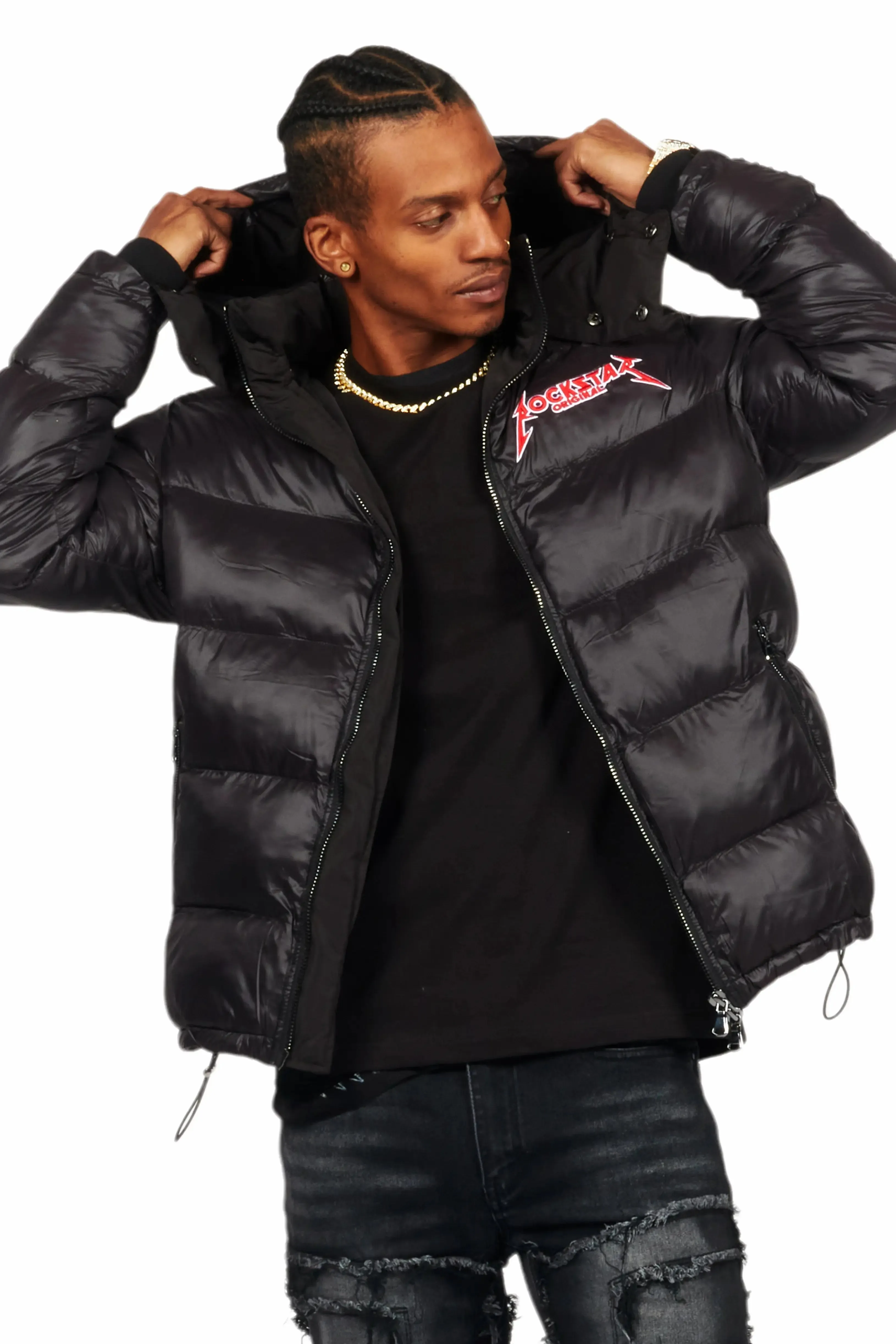 Brink Black Heavy Puffer Jacket