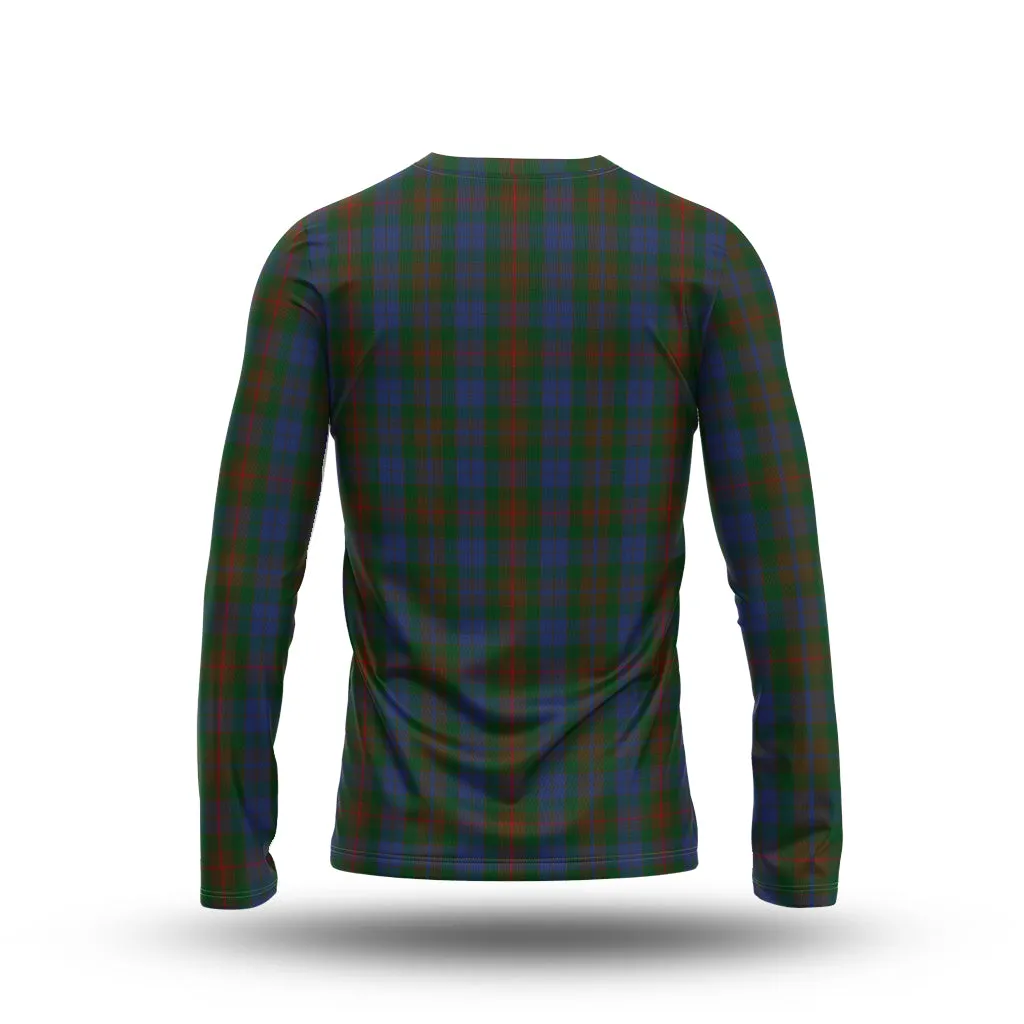 Buchanan Hunting Tartan Long Sleeve T-Shirt with Family Crest