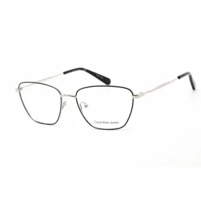 Calvin Klein Jeans Women's Eyeglasses - Silver/Blue Frame Clear Lens | CKJ21221 044