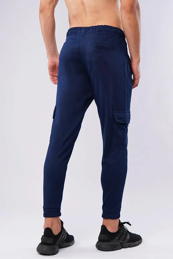 Cargo Jogger Pants - Navy Blue