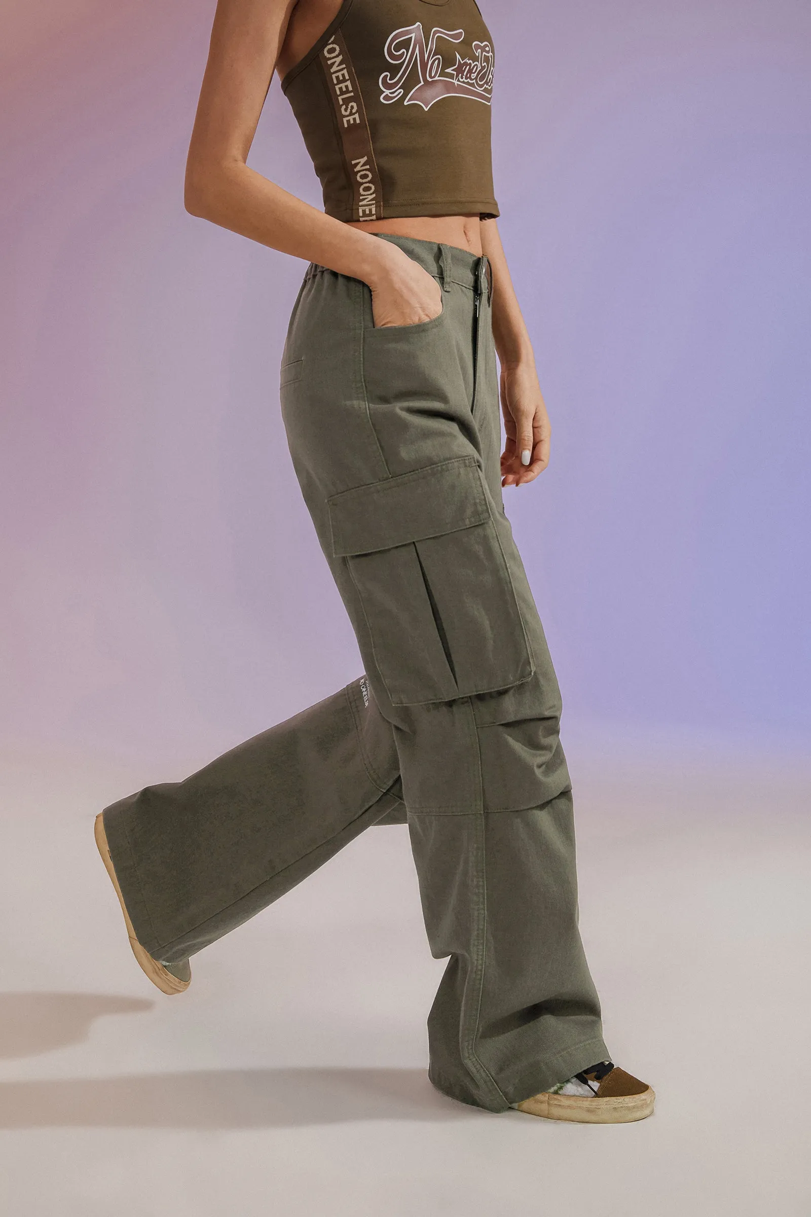 Cargo Wide Pants