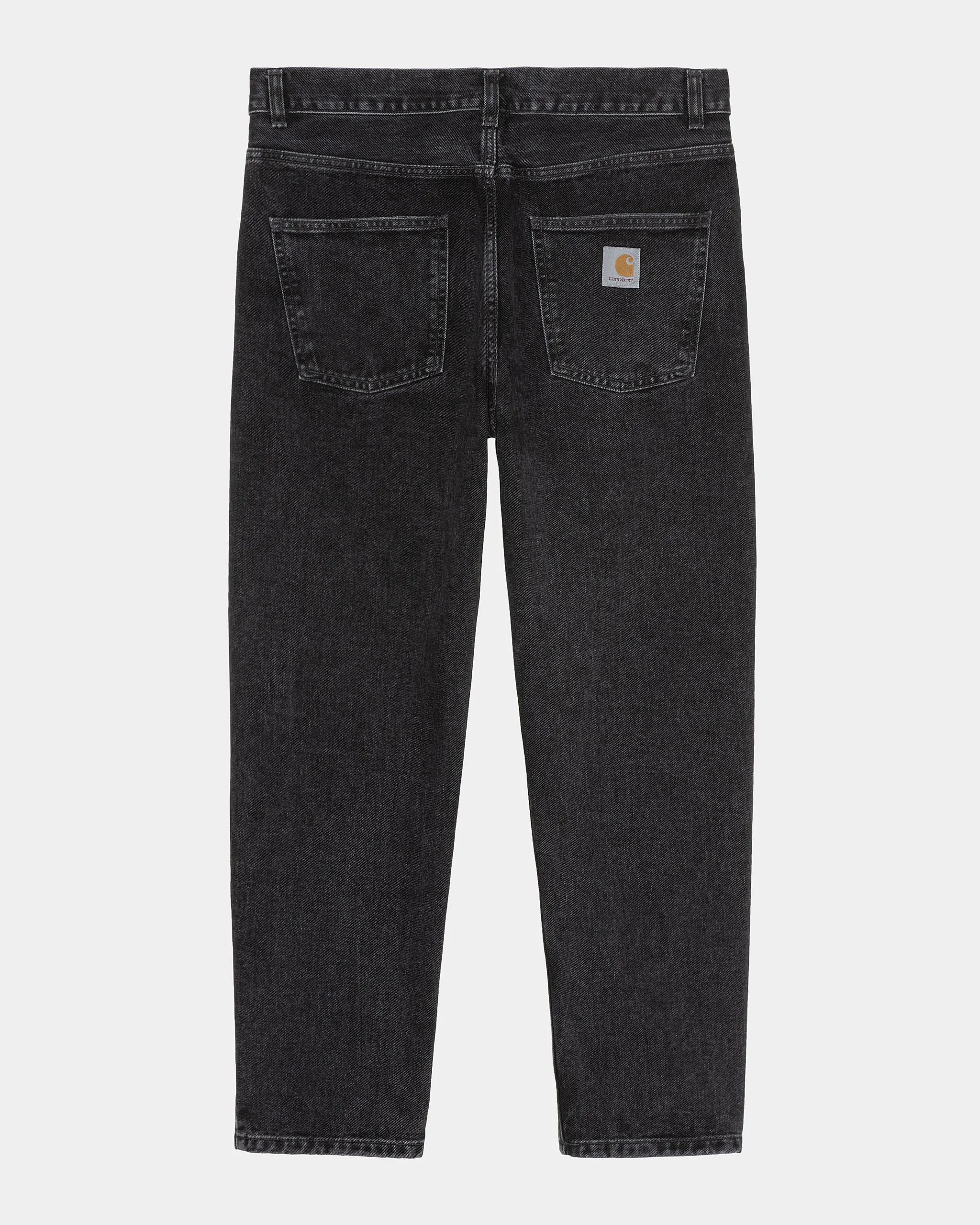 Carhartt WIP Newel Pant Relaxed Tapered Mens Jeans - Black Stone Washed