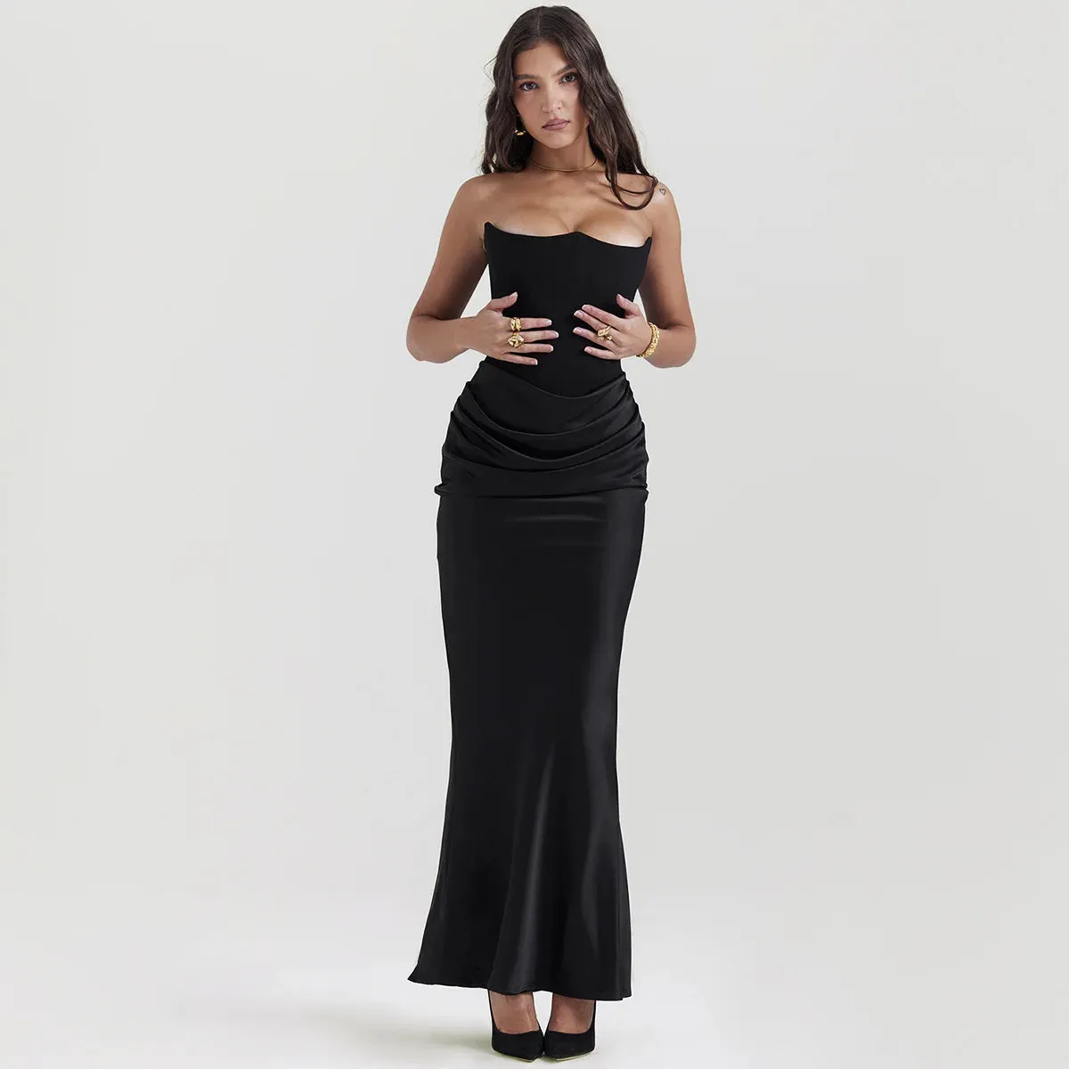 Catching Tear Drops Maxi Dress