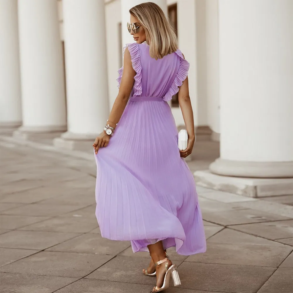 Celine Dress: Purple