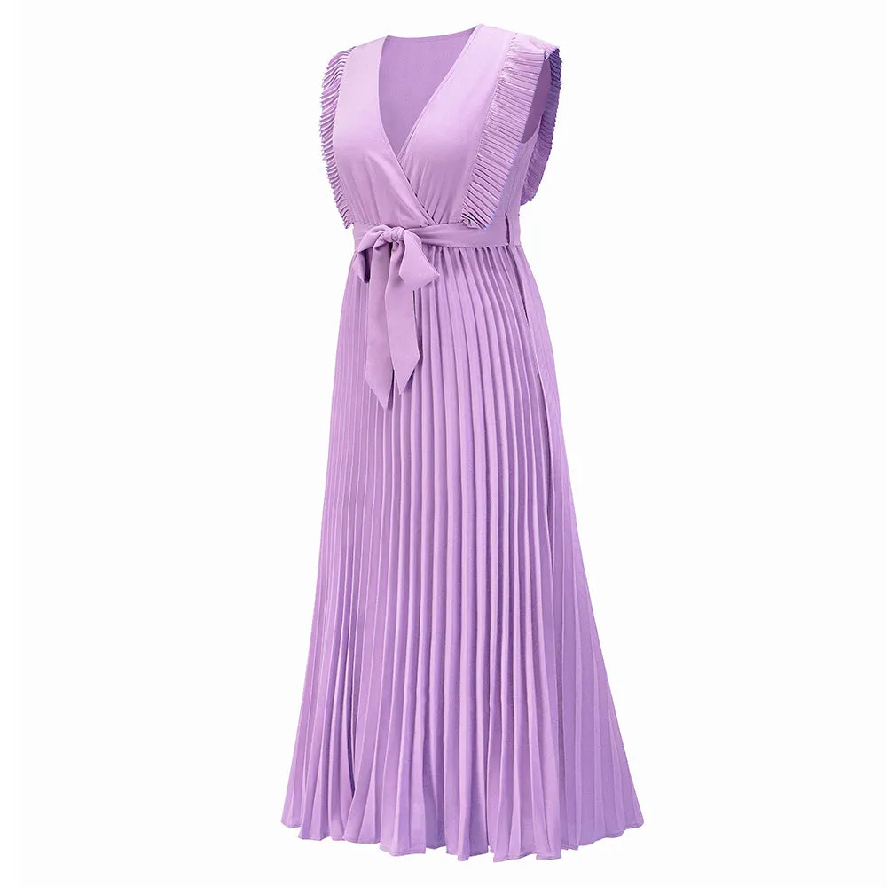 Celine Dress: Purple