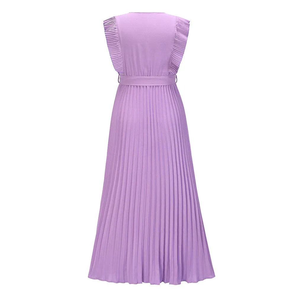 Celine Dress: Purple