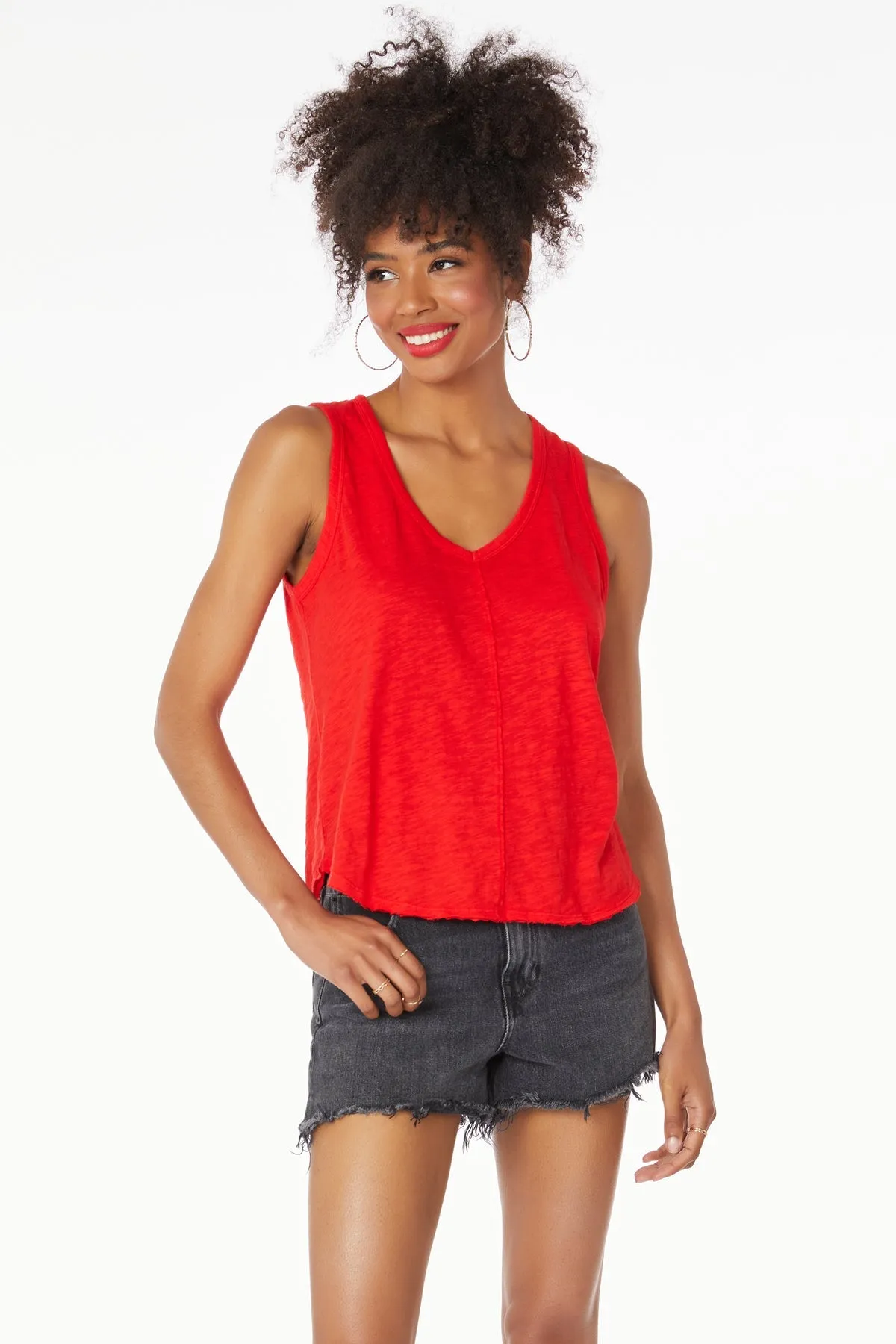 CF Seam V-Neck Tank