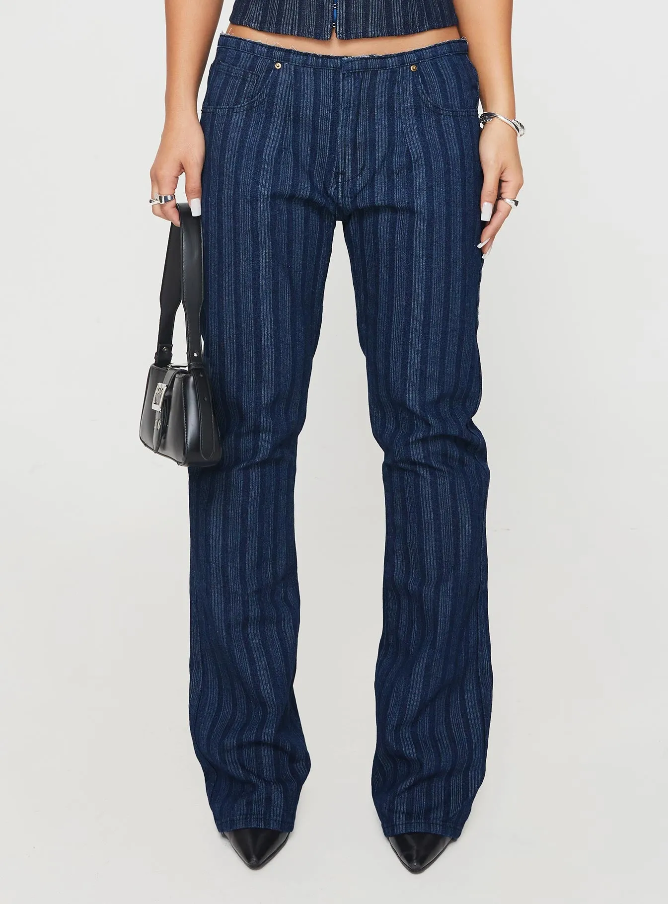 Charismatic Jean Dark Pinstripe