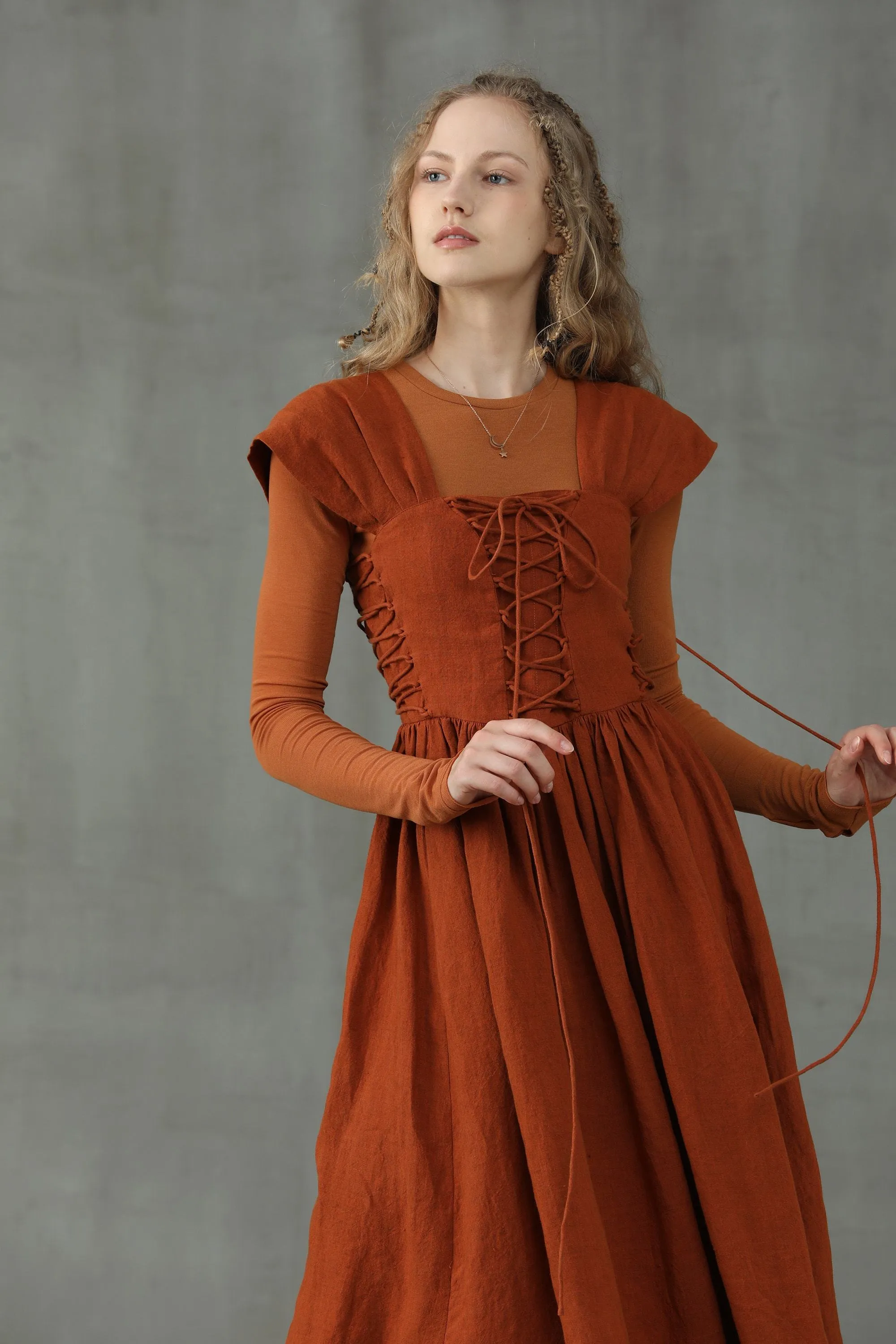 Christmas Glory 33 | Front Lace-up Dress