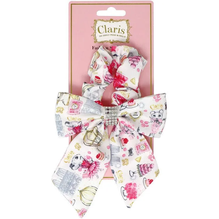 Claris Fashion Hair Scrunchie with Bow