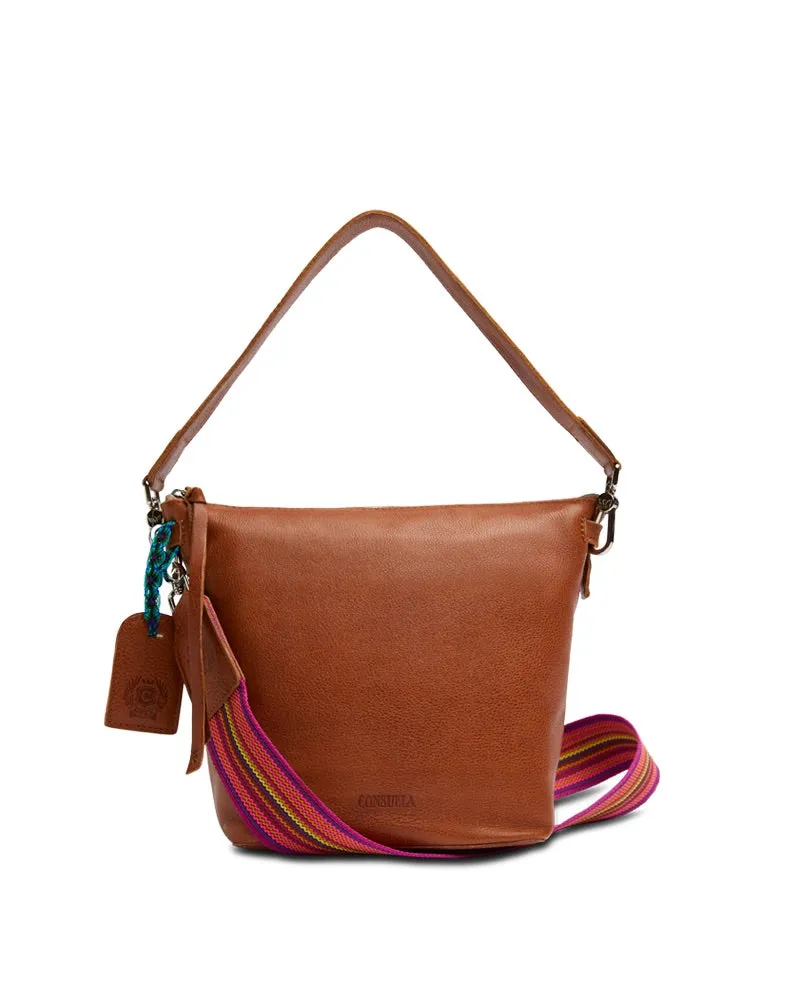 Consuela Wedge Handbag - Brandy