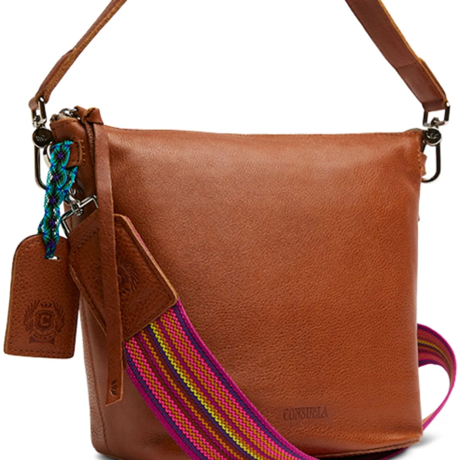 Consuela Wedge Handbag - Brandy