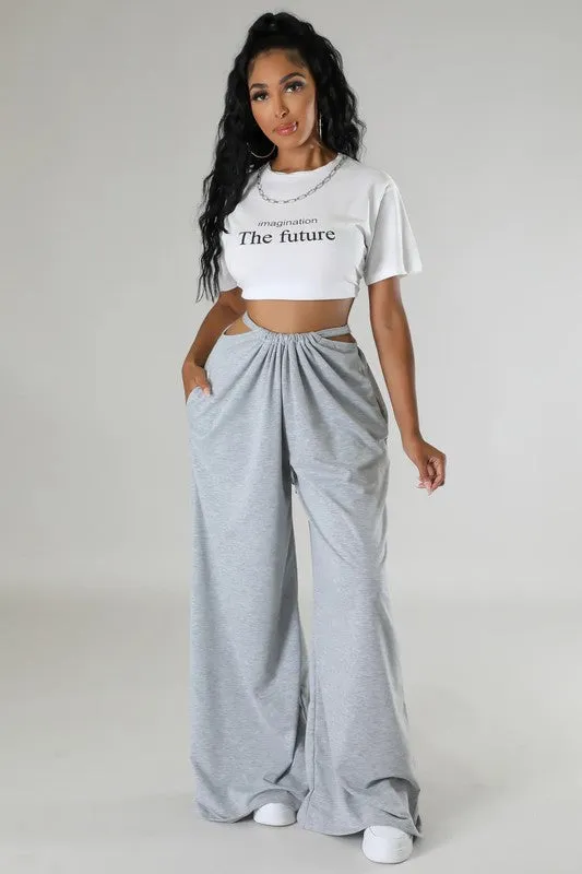 Cool Chic- Casual Sweatpant Jumpsuit