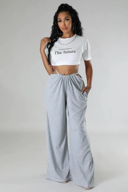 Cool Chic- Casual Sweatpant Jumpsuit