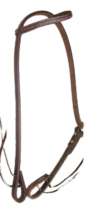 Cowperson Cowboy Slide Ear Headstall (Alternate Buckle Options)