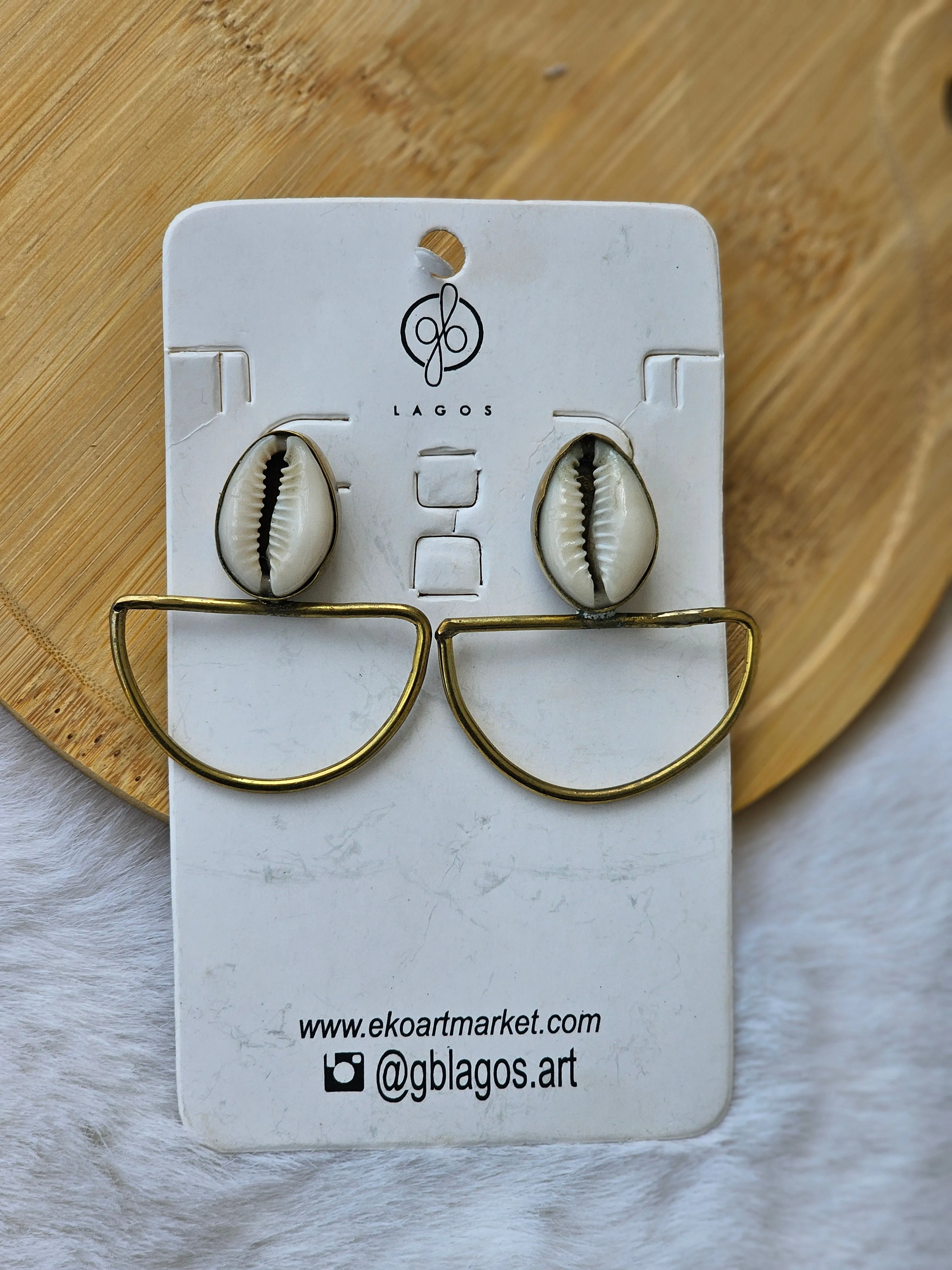 Cowrie Dia Earrings