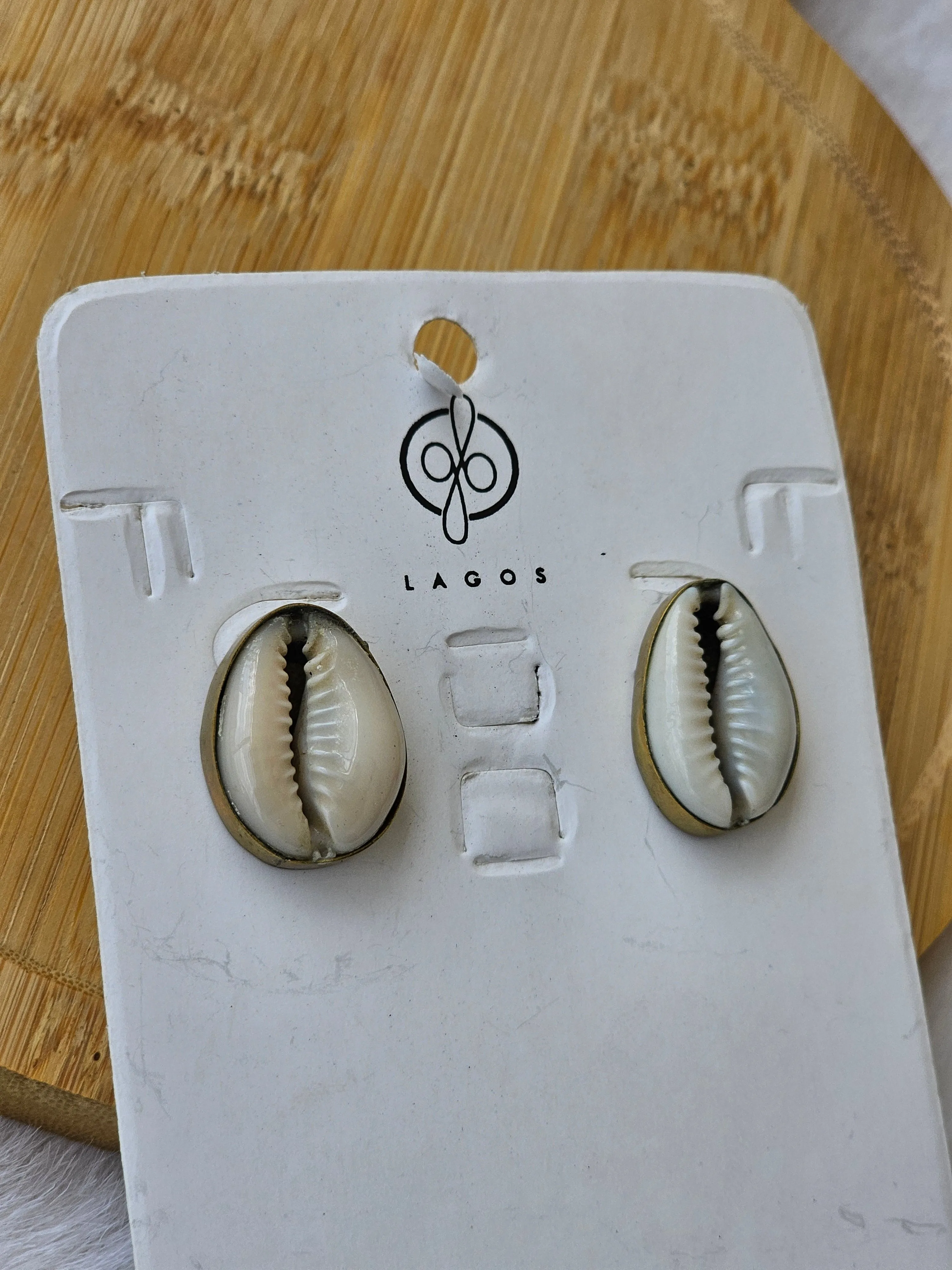 Cowrie Stud Earrings