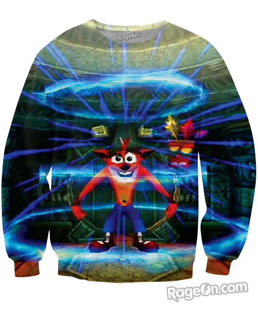 Crash Bandicoot 2 Crewneck Sweatshirt