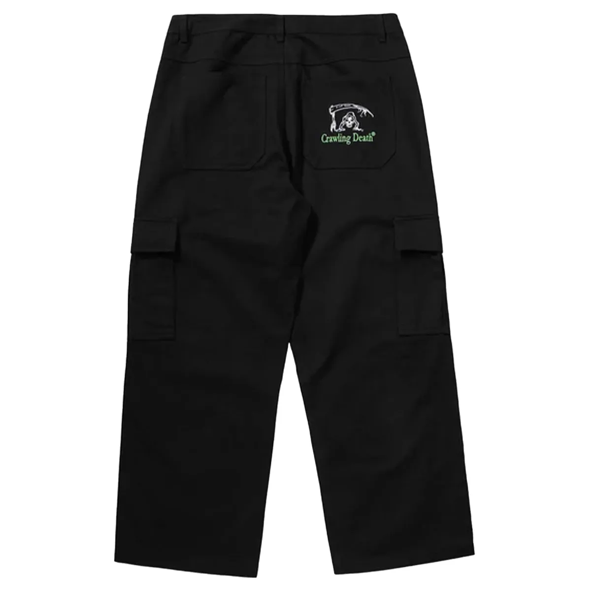 Crawling Death - Reaper Logo Cargo Pants Black