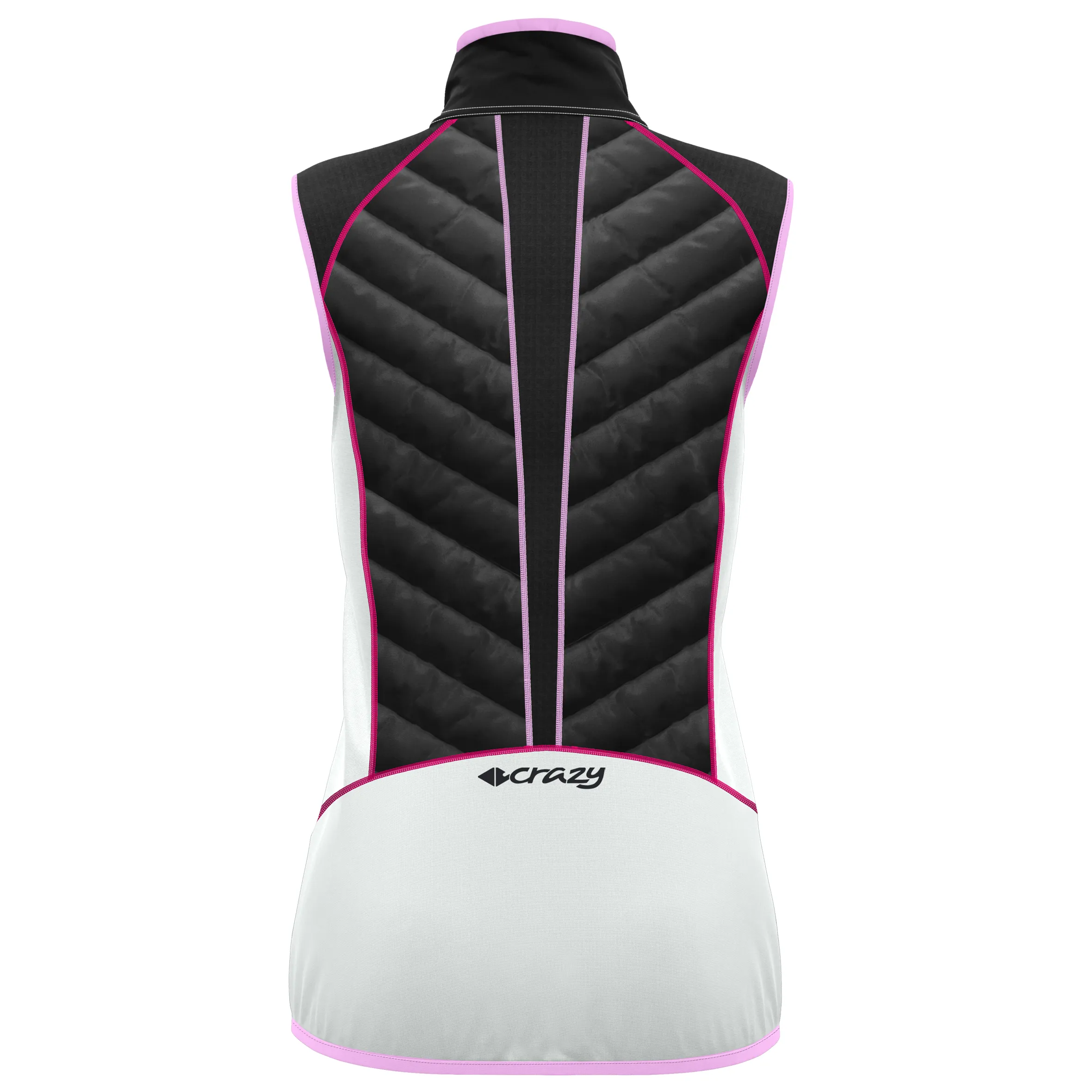 CRAZY VEST CHANNEL GILET DONNA IBRIDO CON IMBOTTITURA ANTIVENTO E IDROREPELLENTE COLORE POP - NUOVI ARRIVI