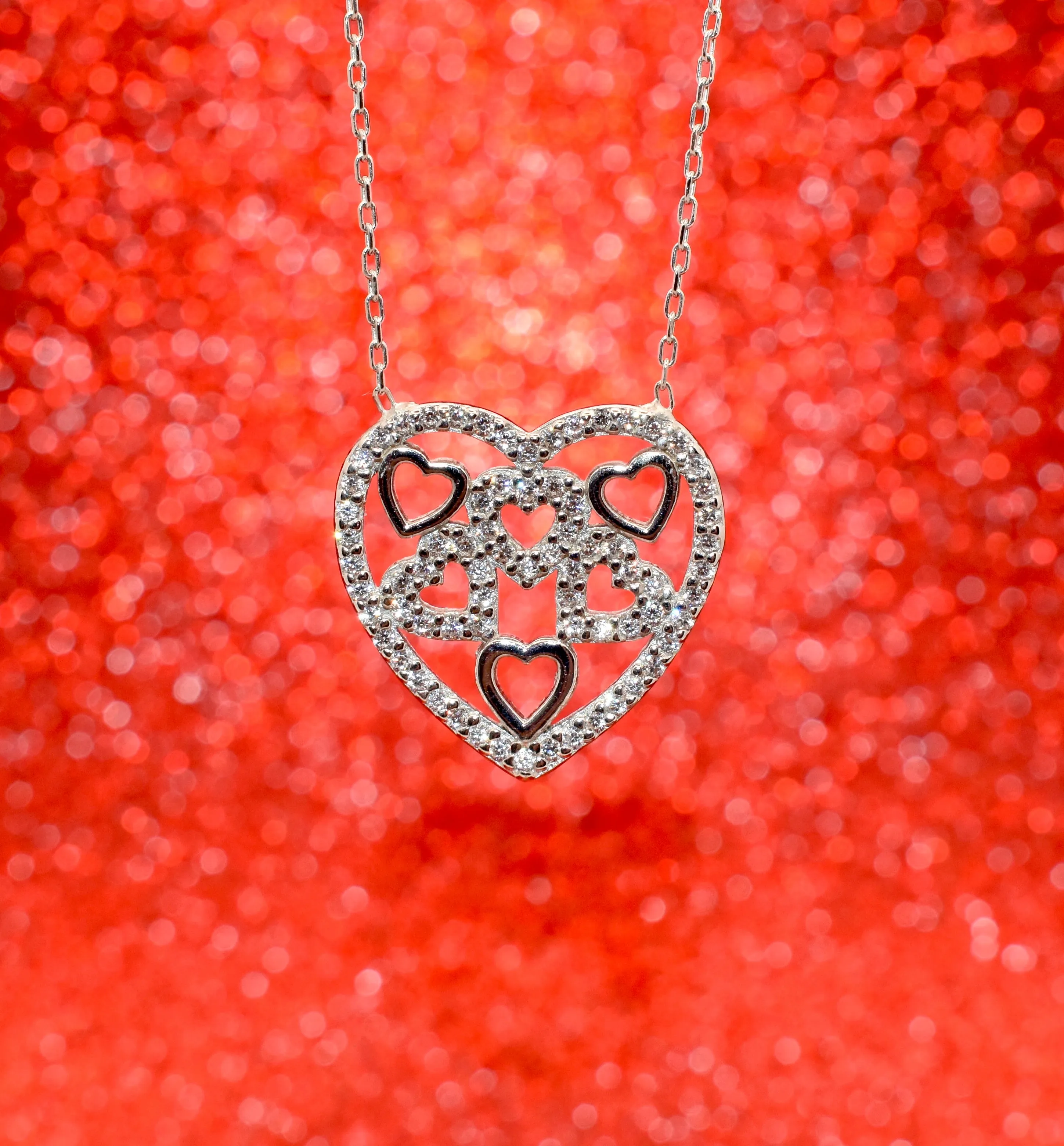 CZ Heart Necklace