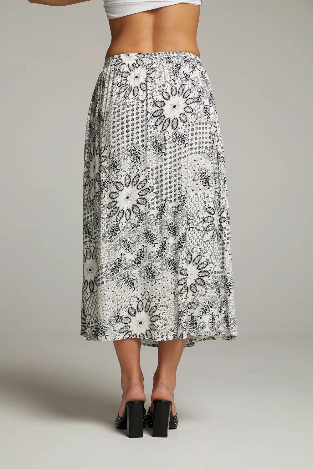 Darby Paisley Bandana Midi Skirt